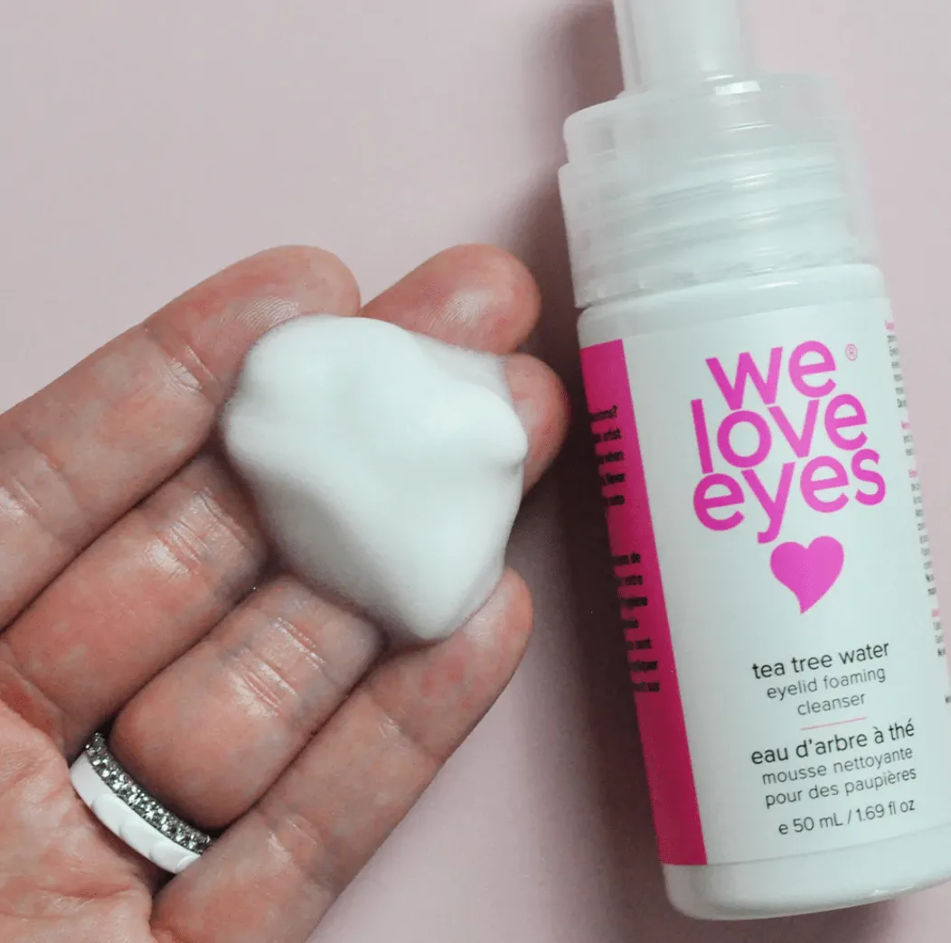 ** Wholesale WE LOVE EYES Tea Tree Water Eyelid Foaming Cleanser**