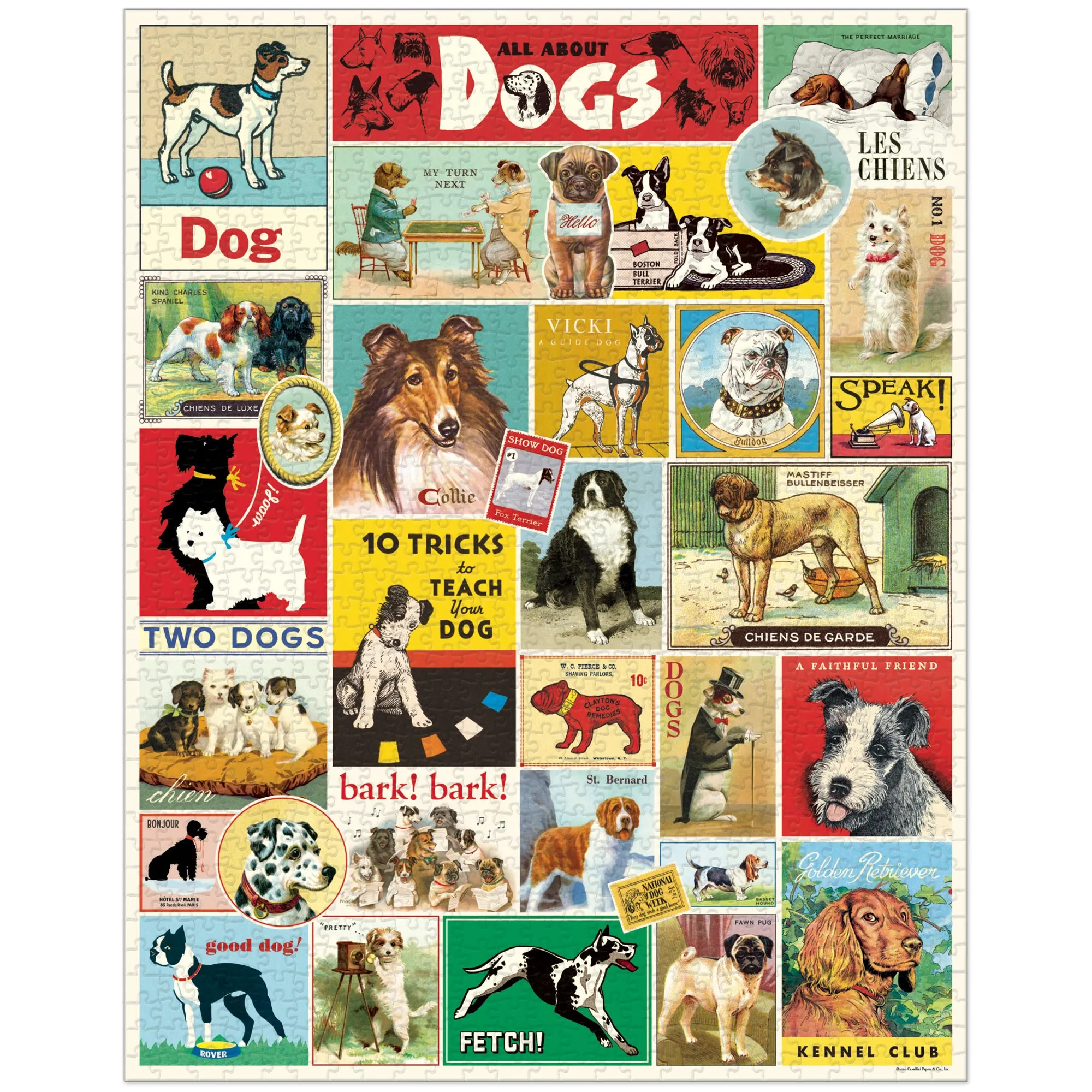 1,000-Piece Puzzle - "Dogs"