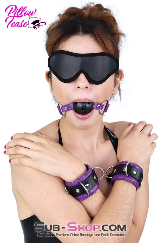 4777DL      Purple Royale Bondage Cuffs