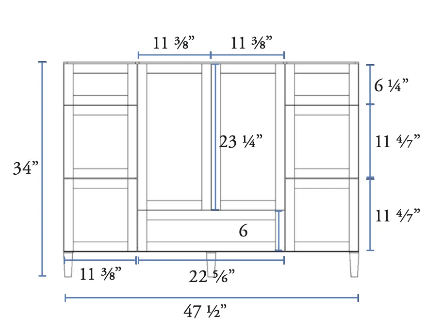 48" Evolution III Classic Brand Vanity