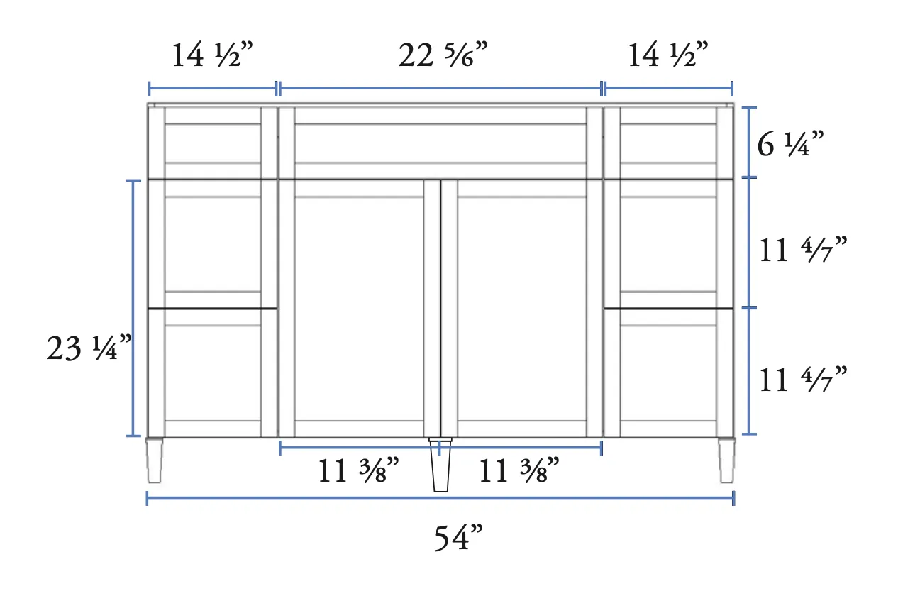 54" Evolution III Classic Brand Vanity