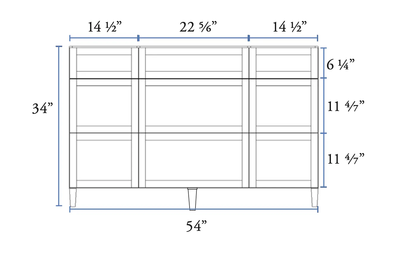54" Evolution III Classic Brand Vanity