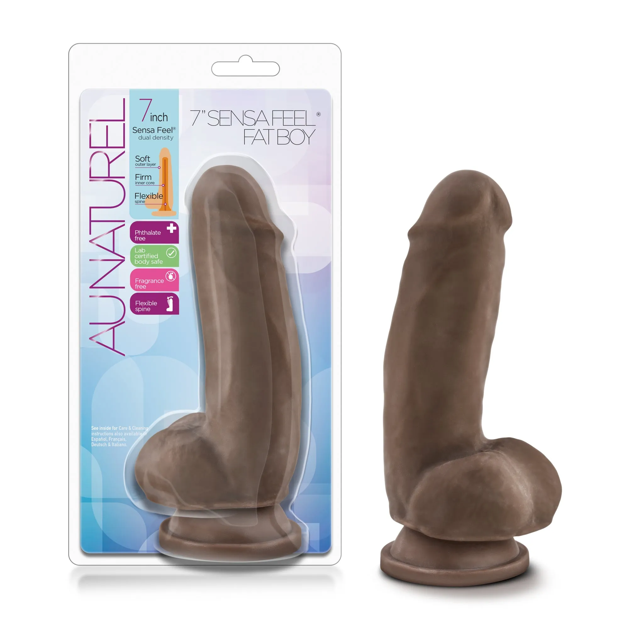 7-Inch Sensa Feel Soft and Squishy Realistic Dildo