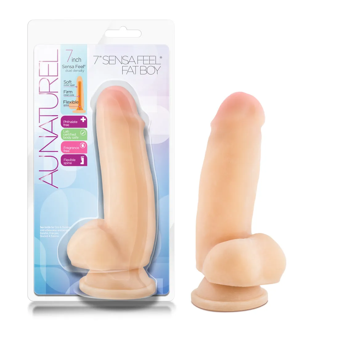 7-Inch Sensa Feel Soft and Squishy Realistic Dildo