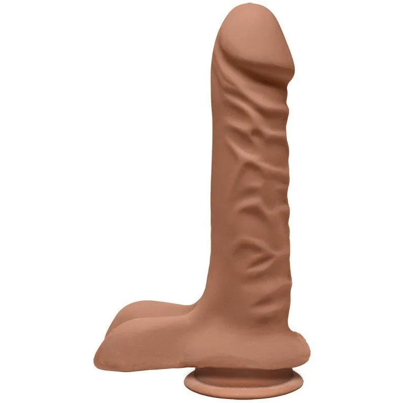 8 Inch The Super D - Dual Density Ultraskin Realistic Dong