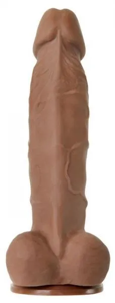 Adam's True Feel Cock Brown Dildo