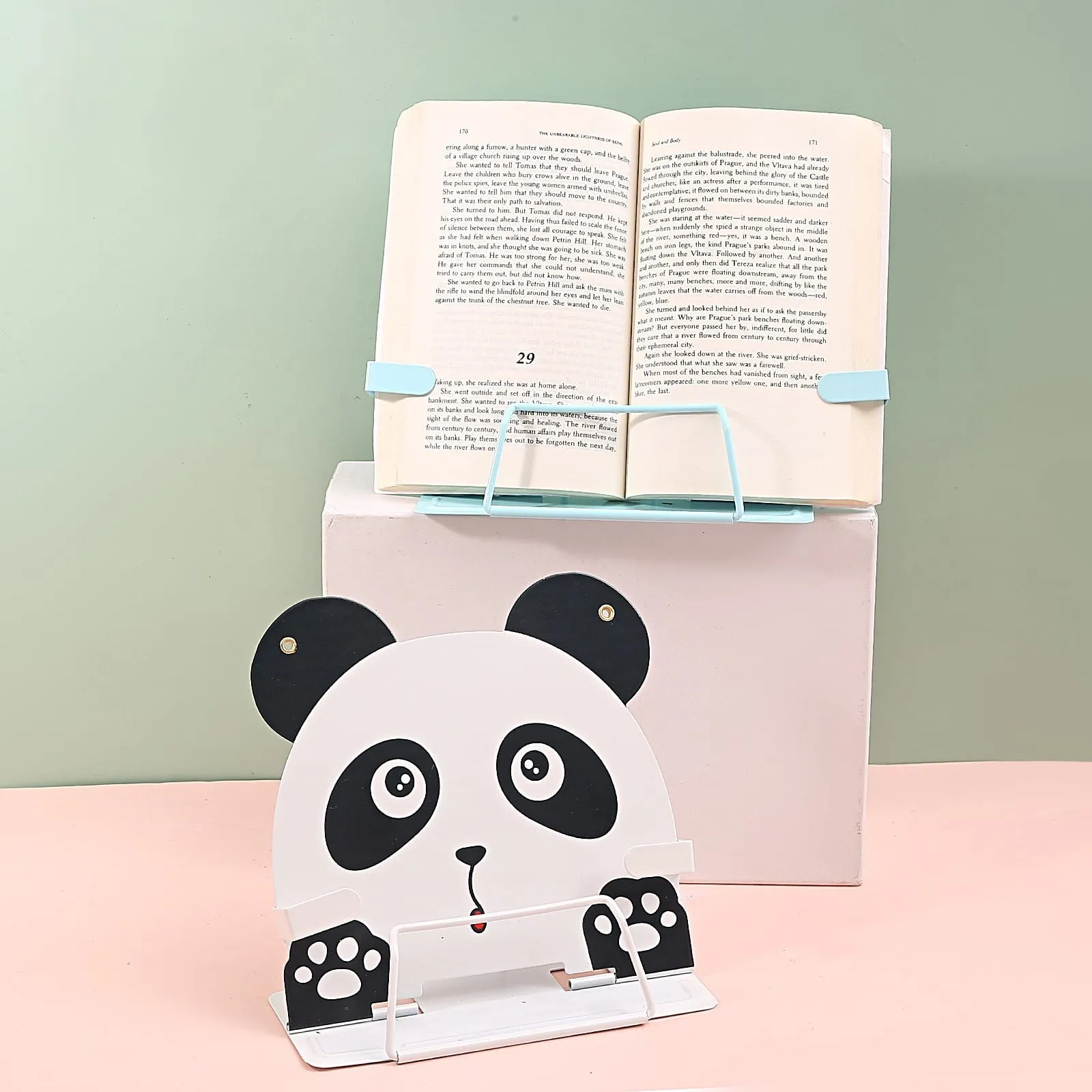 Animal Theme  Metal Book Stand/Holder.