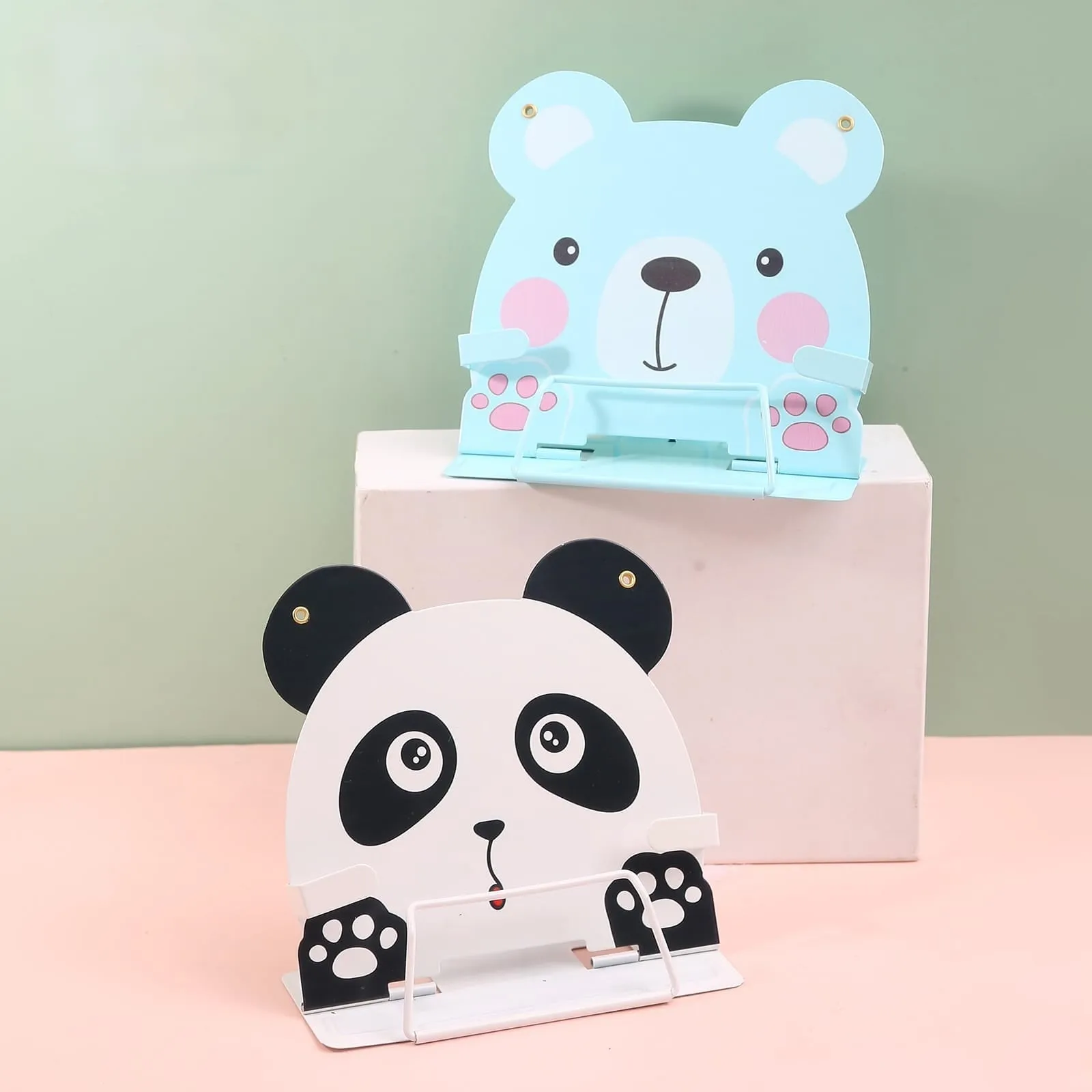 Animal Theme  Metal Book Stand/Holder.