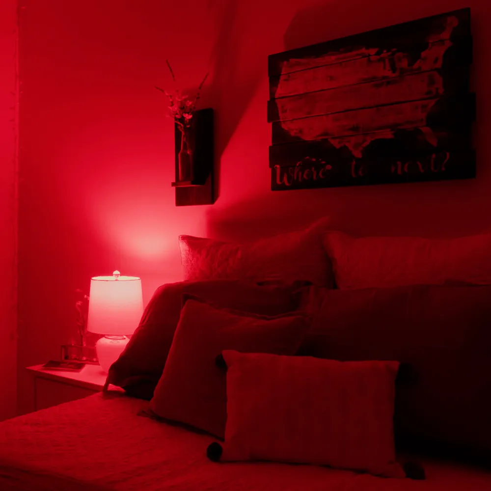 Anti-Blue Light LED Bulb - Red