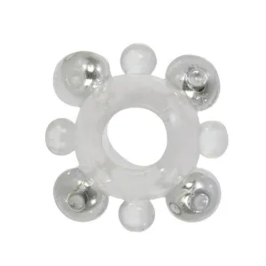Basic Essentials Enhancer Ring w/Beads - Clear