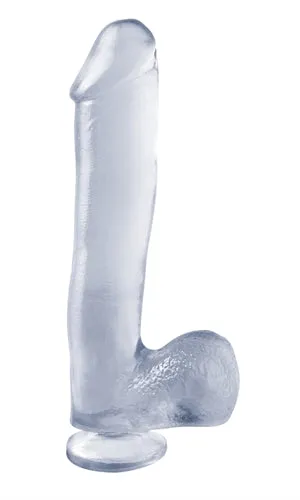 Basix 10 Inch Suction Cup Dildo with Realistic Feel