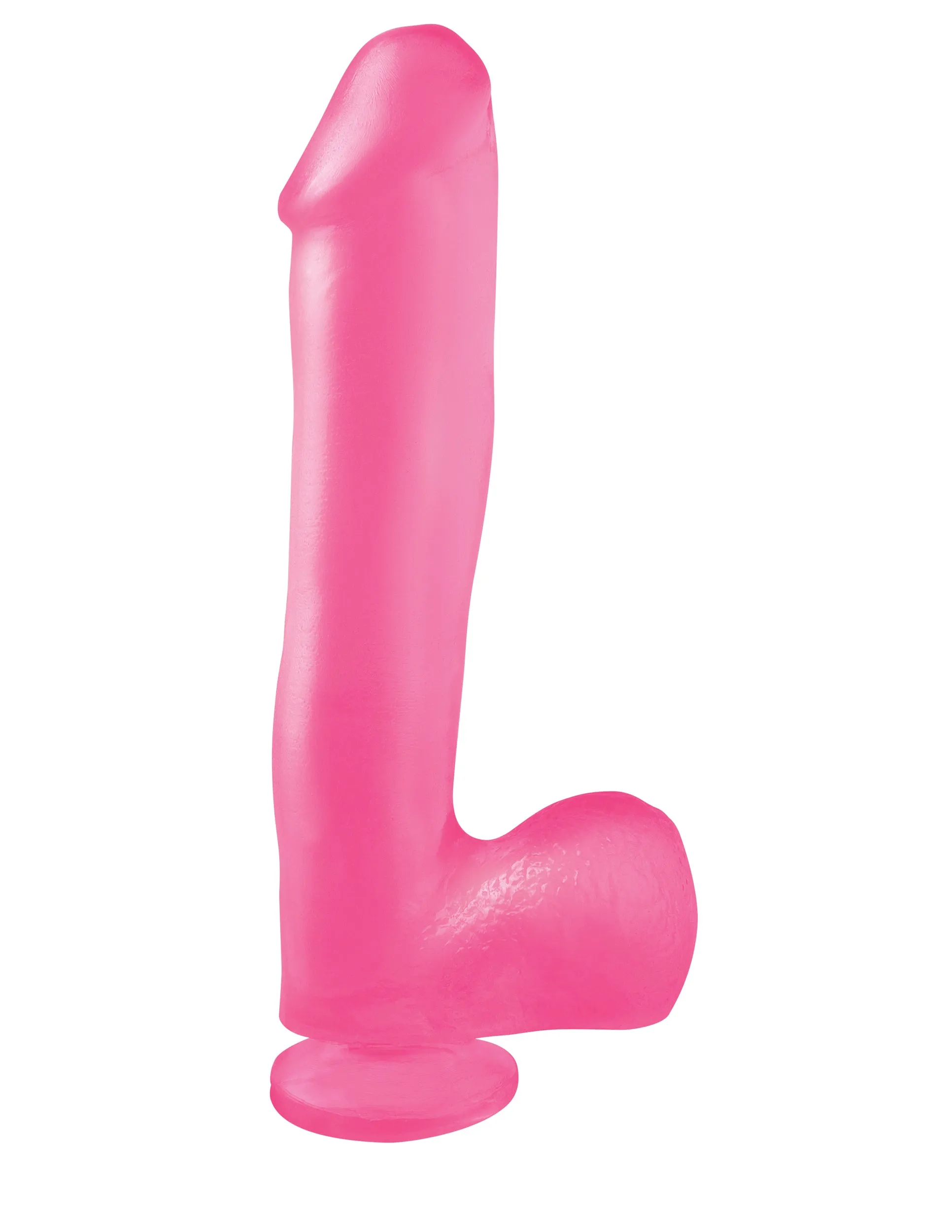 Basix 10 Inch Suction Cup Dildo with Realistic Feel
