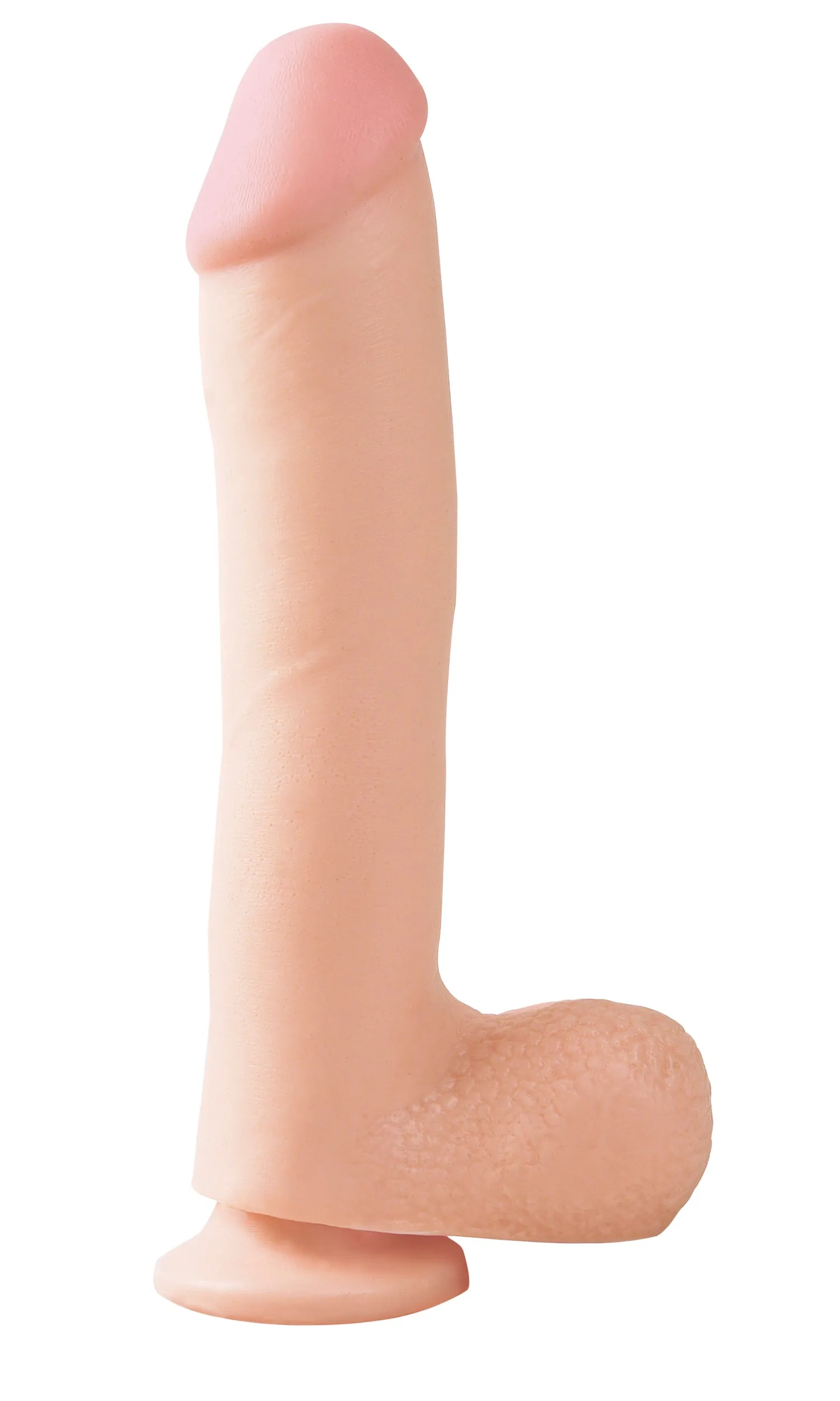 Basix 10 Inch Suction Cup Dildo with Realistic Feel