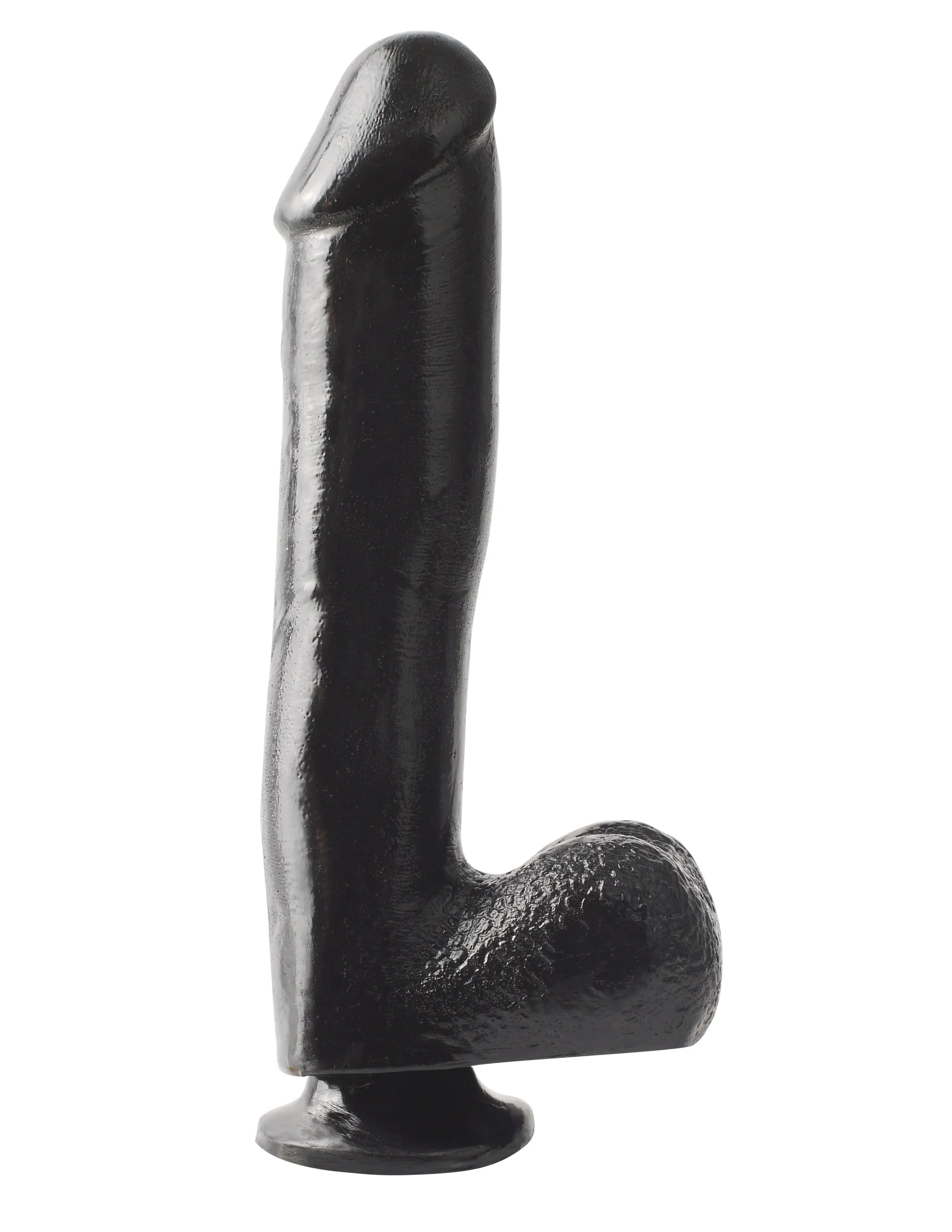 Basix 10 Inch Suction Cup Dildo with Realistic Feel