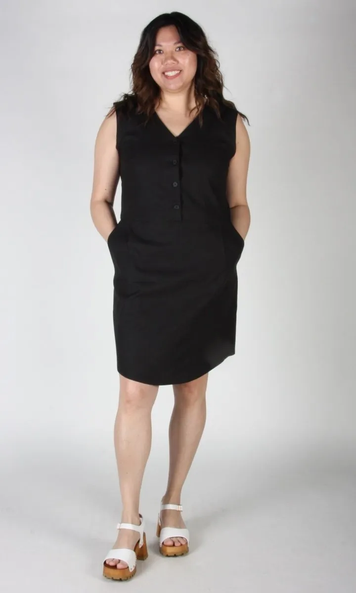 Birds of North America Honeycreeper Dress - Black (Online Exclusive)
