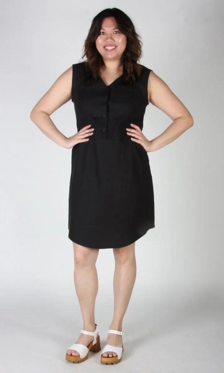 Birds of North America Honeycreeper Dress - Black (Online Exclusive)