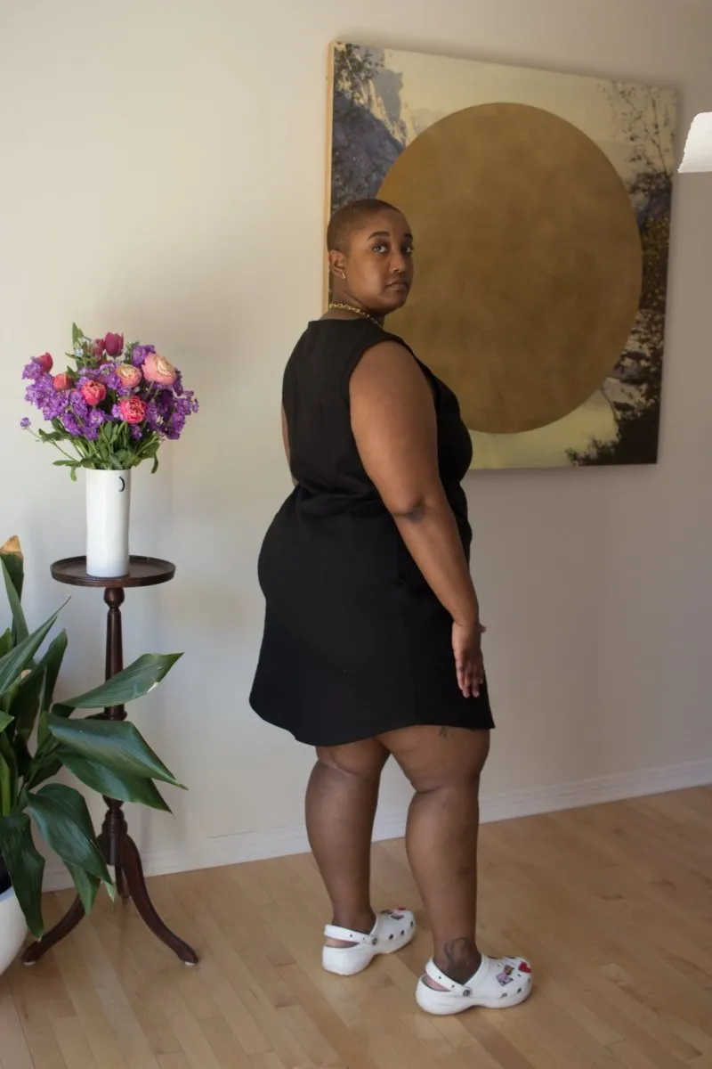 Birds of North America Honeycreeper Dress - Black (Online Exclusive)