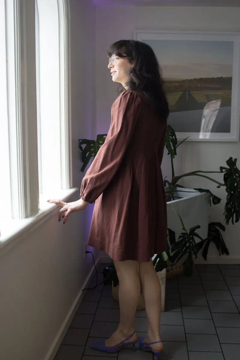 Birds of North America Marlinspike Dress - Cocoa (Online Exclusive)
