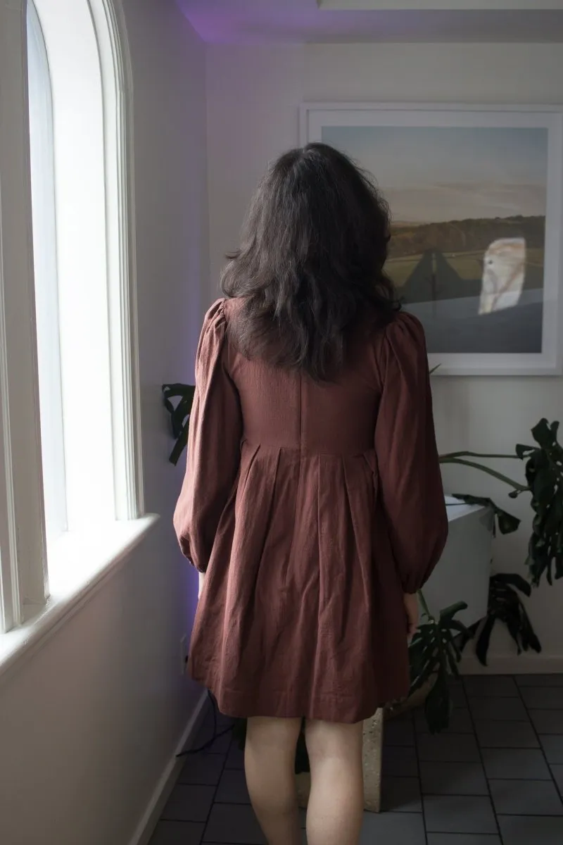 Birds of North America Marlinspike Dress - Cocoa (Online Exclusive)