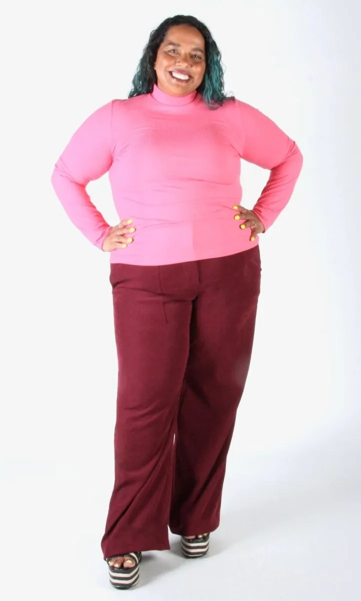 Birds of North America Nunchie Top (Bazooka Pink)