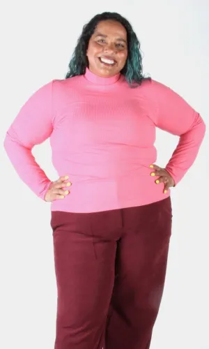 Birds of North America Nunchie Top (Bazooka Pink)