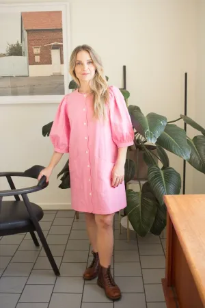 Birds of North America Wideawake Dress - Peony (Online Exclusive)