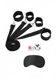 Black & White Bed Binding Restraint System