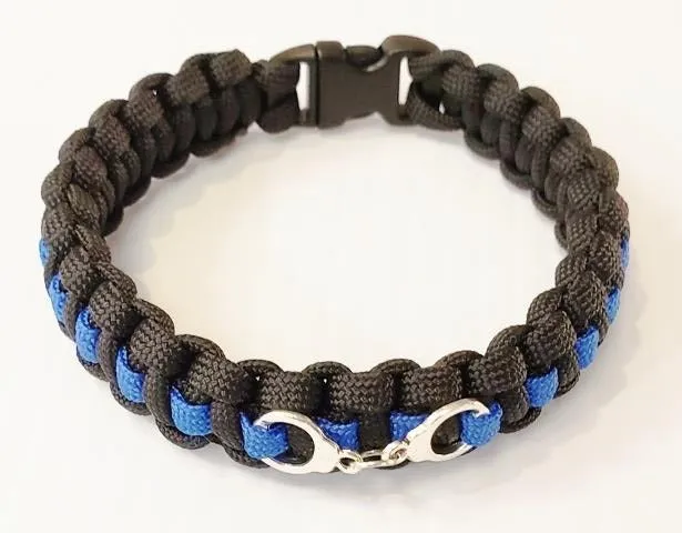 Blue Line Paracord Bracelet [Different Styles Available]