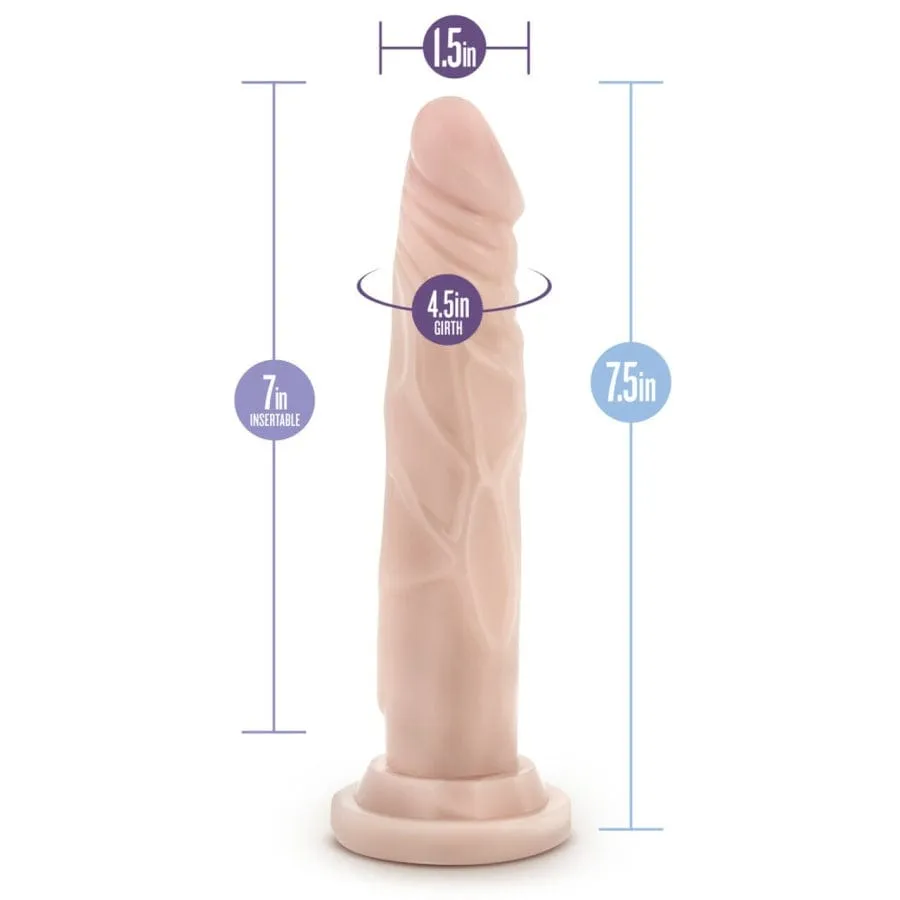 Blush Dr. Skin Dr. Carter 7 Inch Dong with Suction Cup