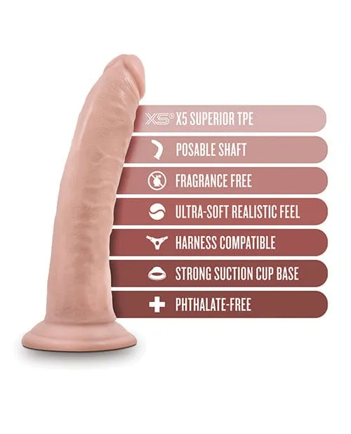 Blush Dr. Skin Plus 7 Inch Posable Dildo