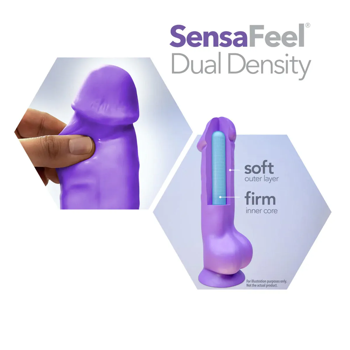 Blush Neo Elite 7in Silicone Dual Density Pink Cock