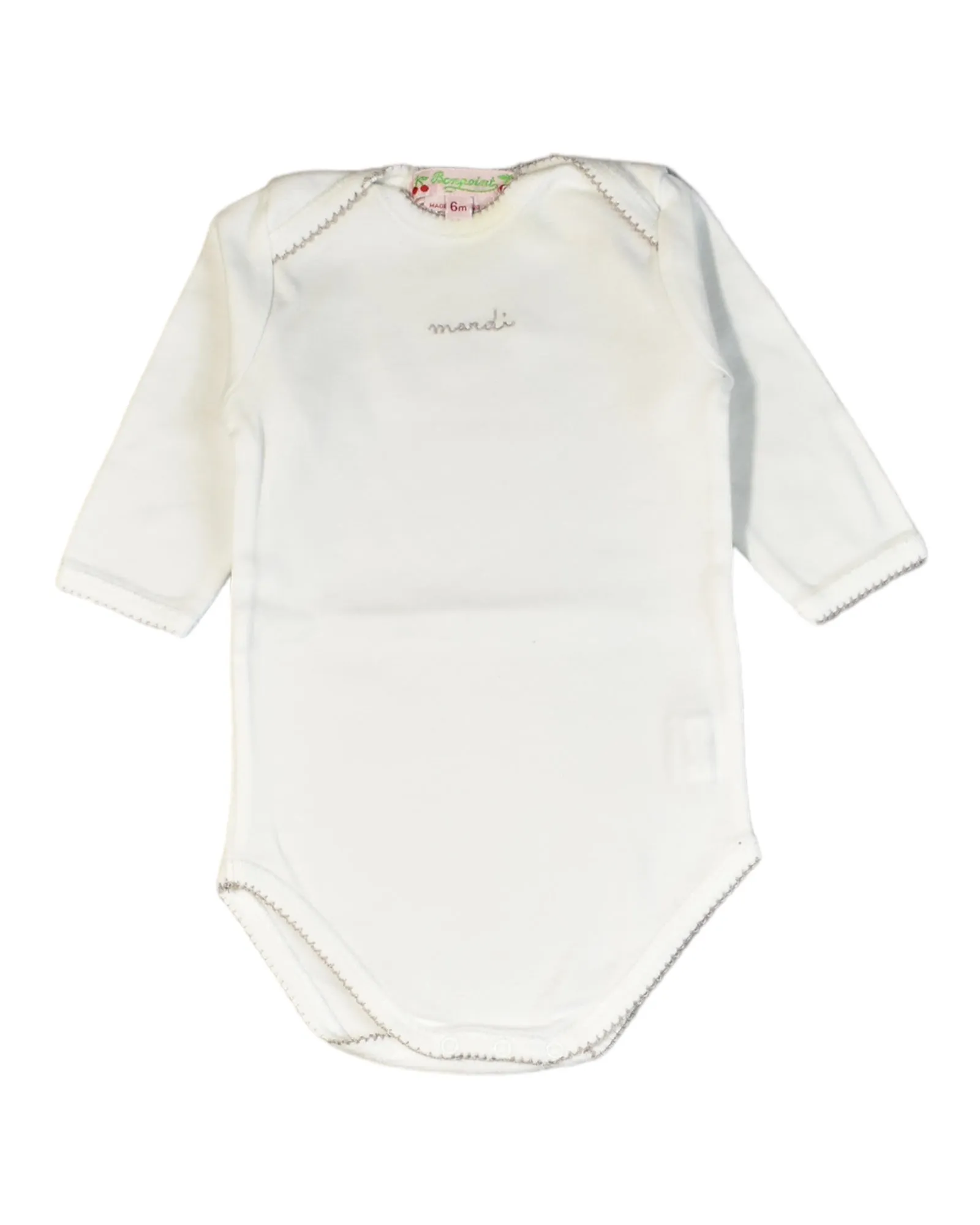 Bonpoint Long Sleeve Bodysuit 6M