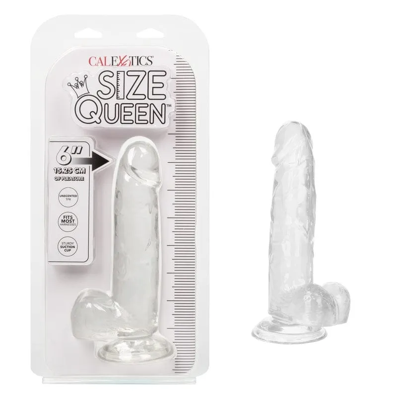 Calexotics Queen 6” Dildo Clear