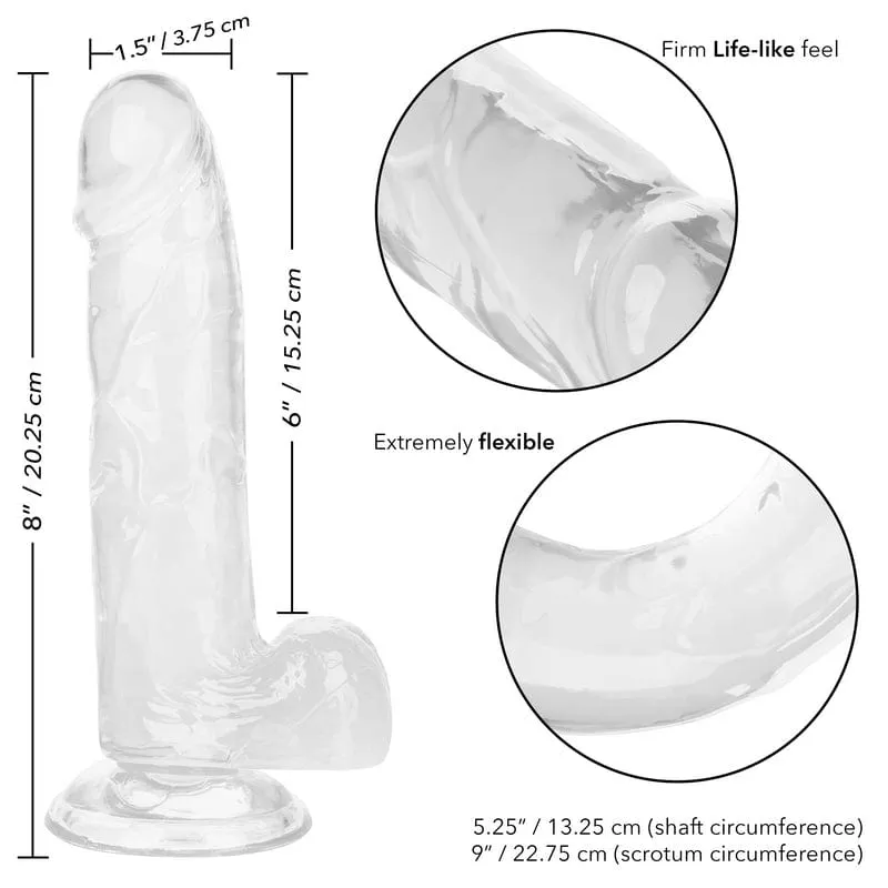 Calexotics Queen 6” Dildo Clear
