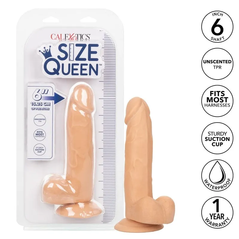 Calexotics Queen 6” Dildo Ivory