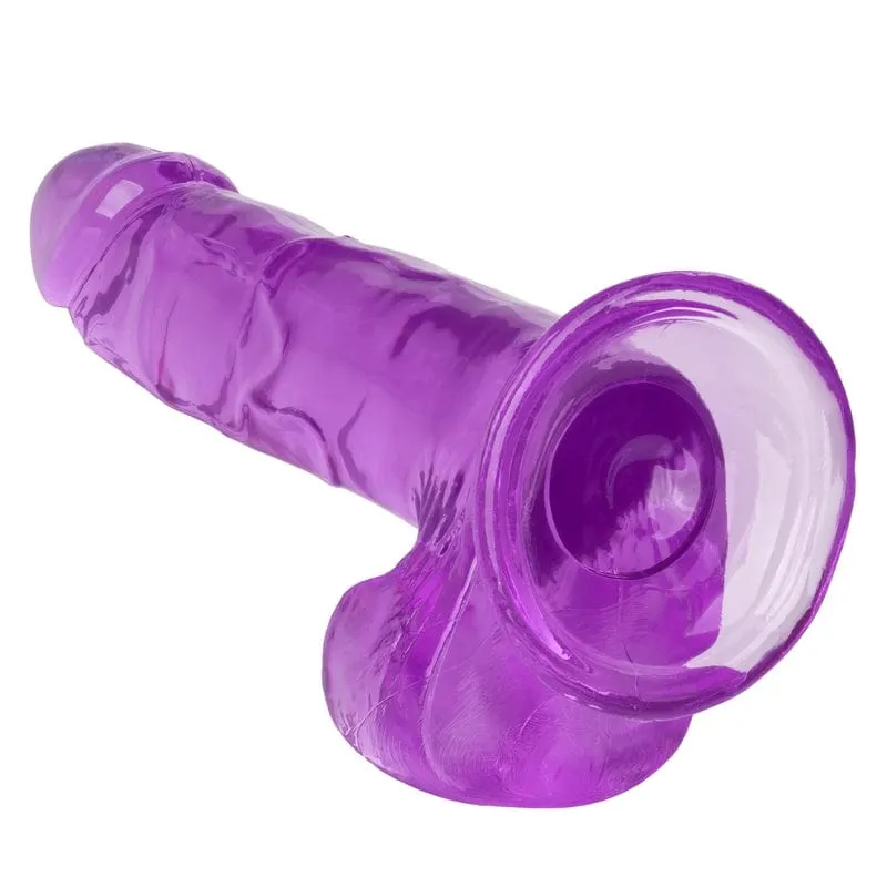 Calexotics Queen 6” Purple Jelly Dildo