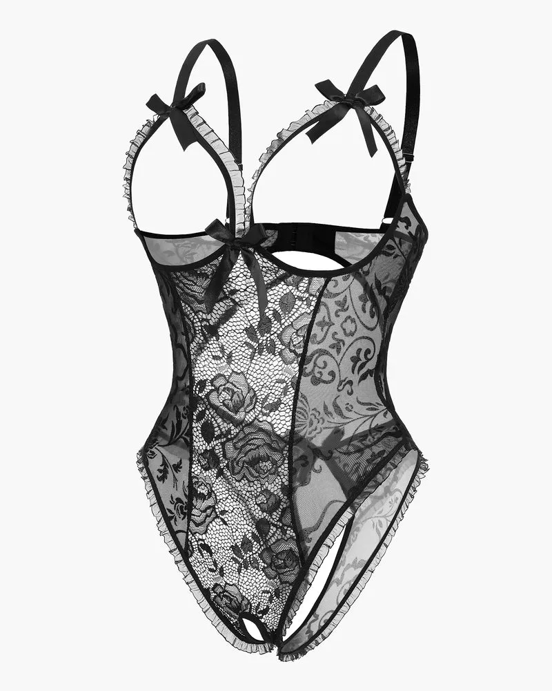 Christmas Lace Mini Bodysuit