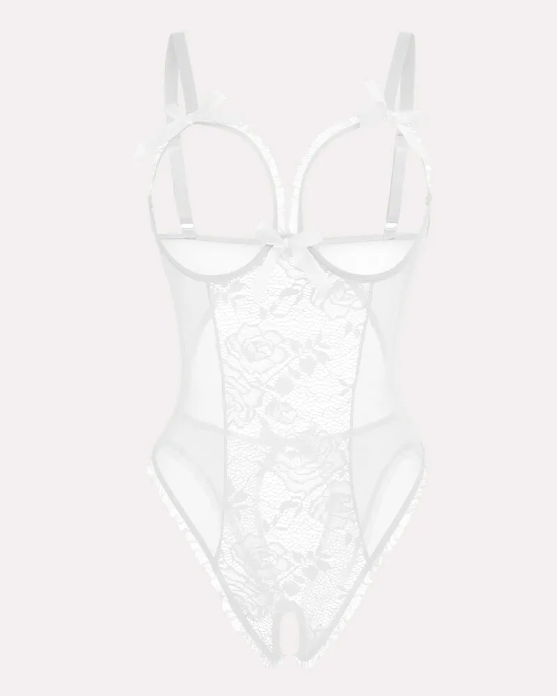 Christmas Lace Mini Bodysuit