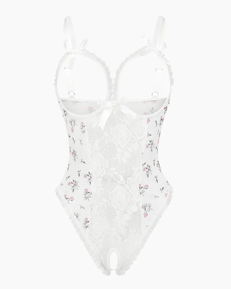 Christmas Lace Mini Bodysuit