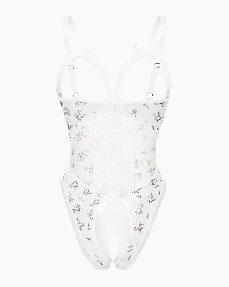 Christmas Lace Mini Bodysuit
