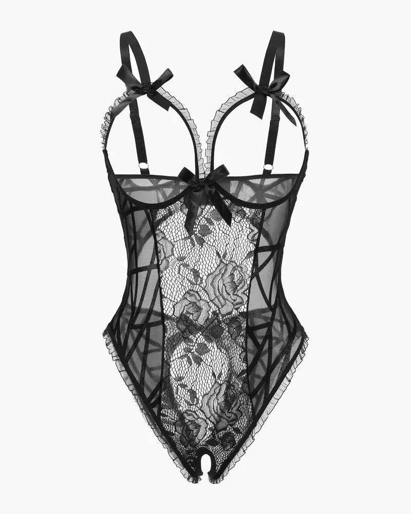 Christmas Lace Mini Bodysuit