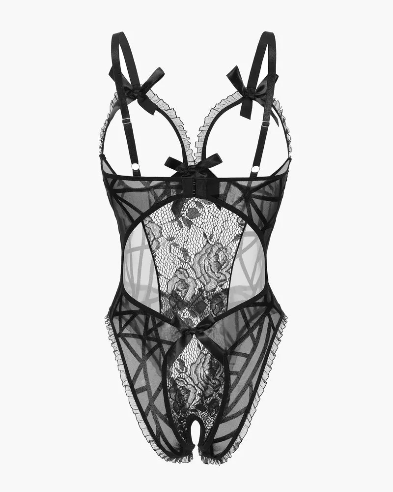 Christmas Lace Mini Bodysuit