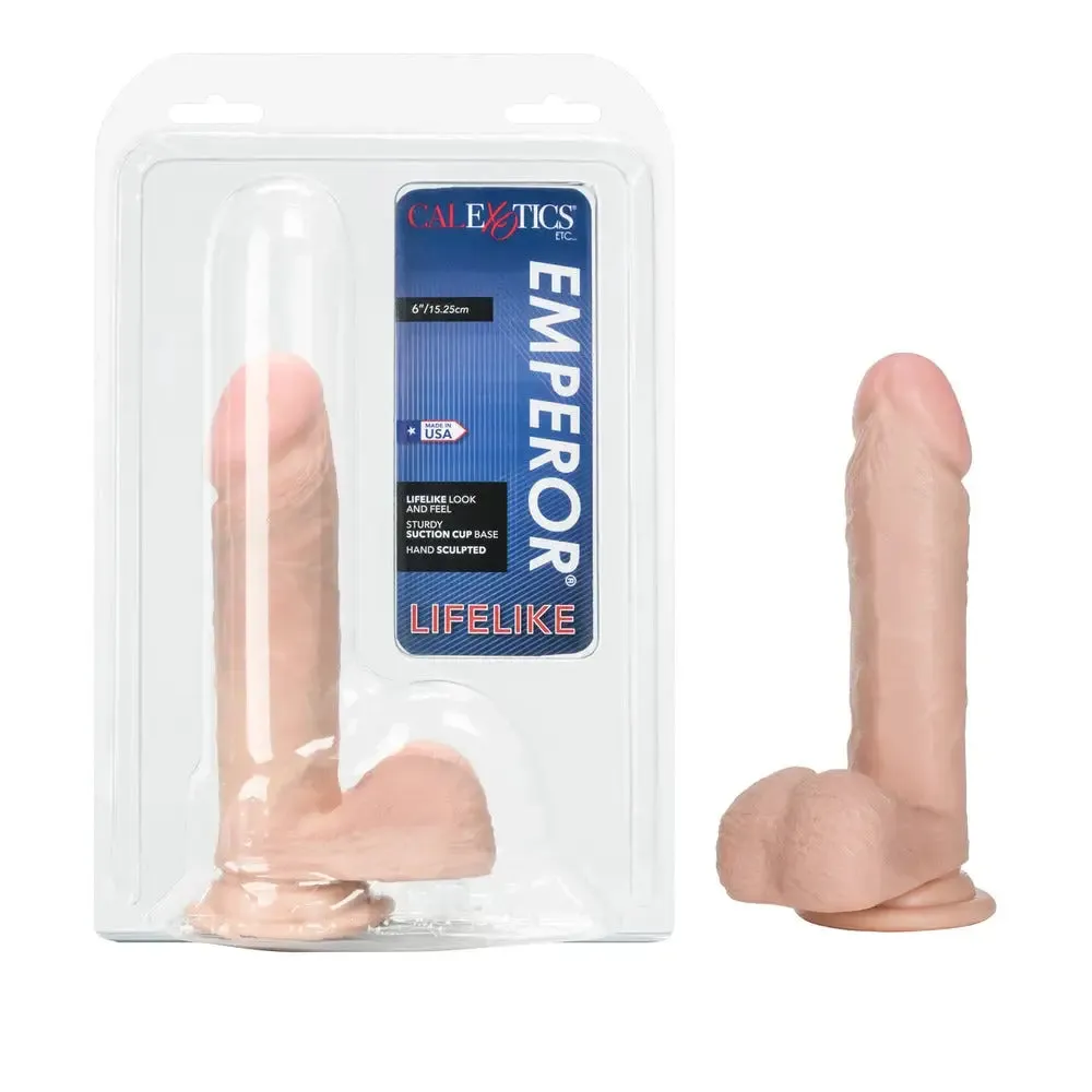 Colt 6-inch Realistic Feel Flesh Pink Penis Dildo with Balls