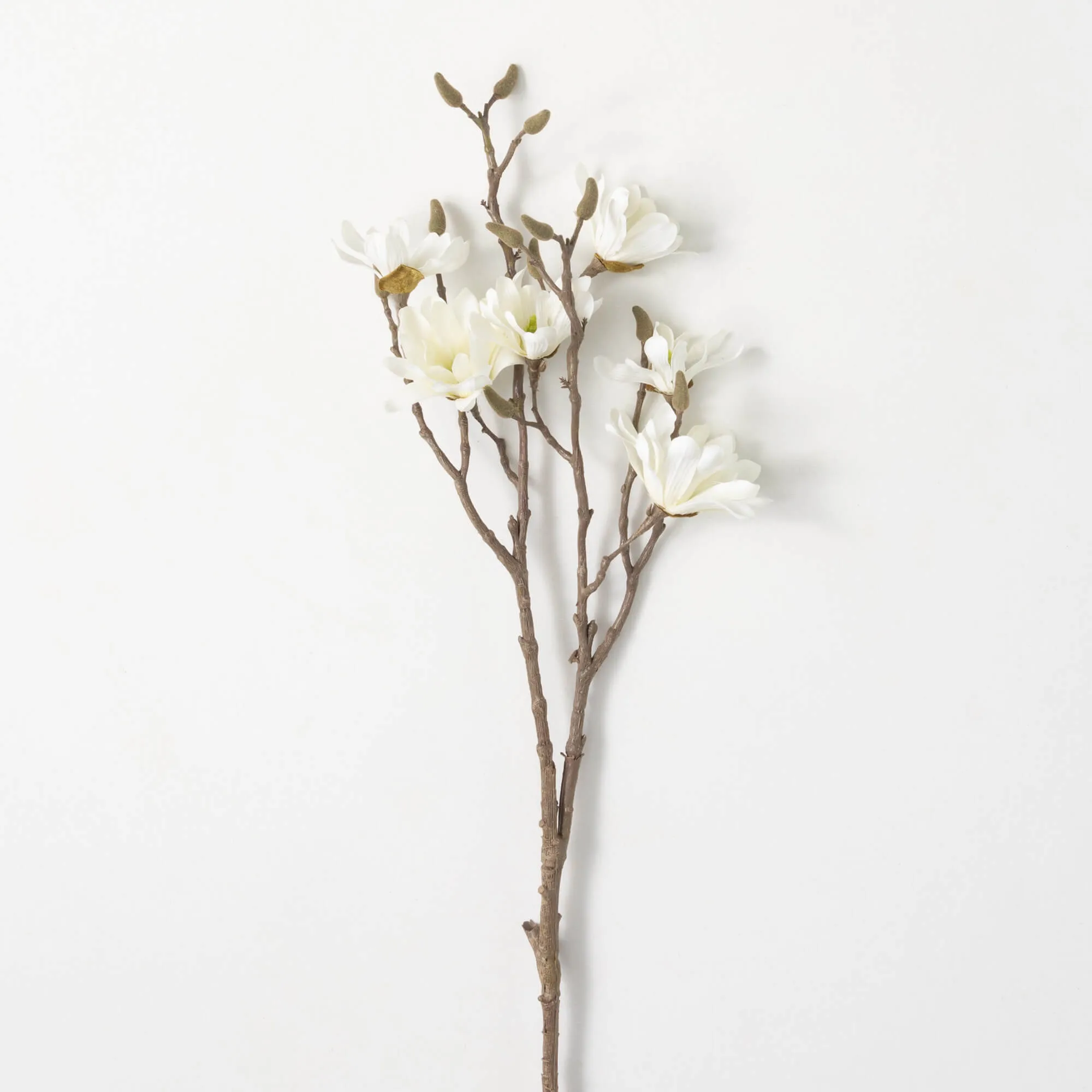 Cream White Magnolia Spray