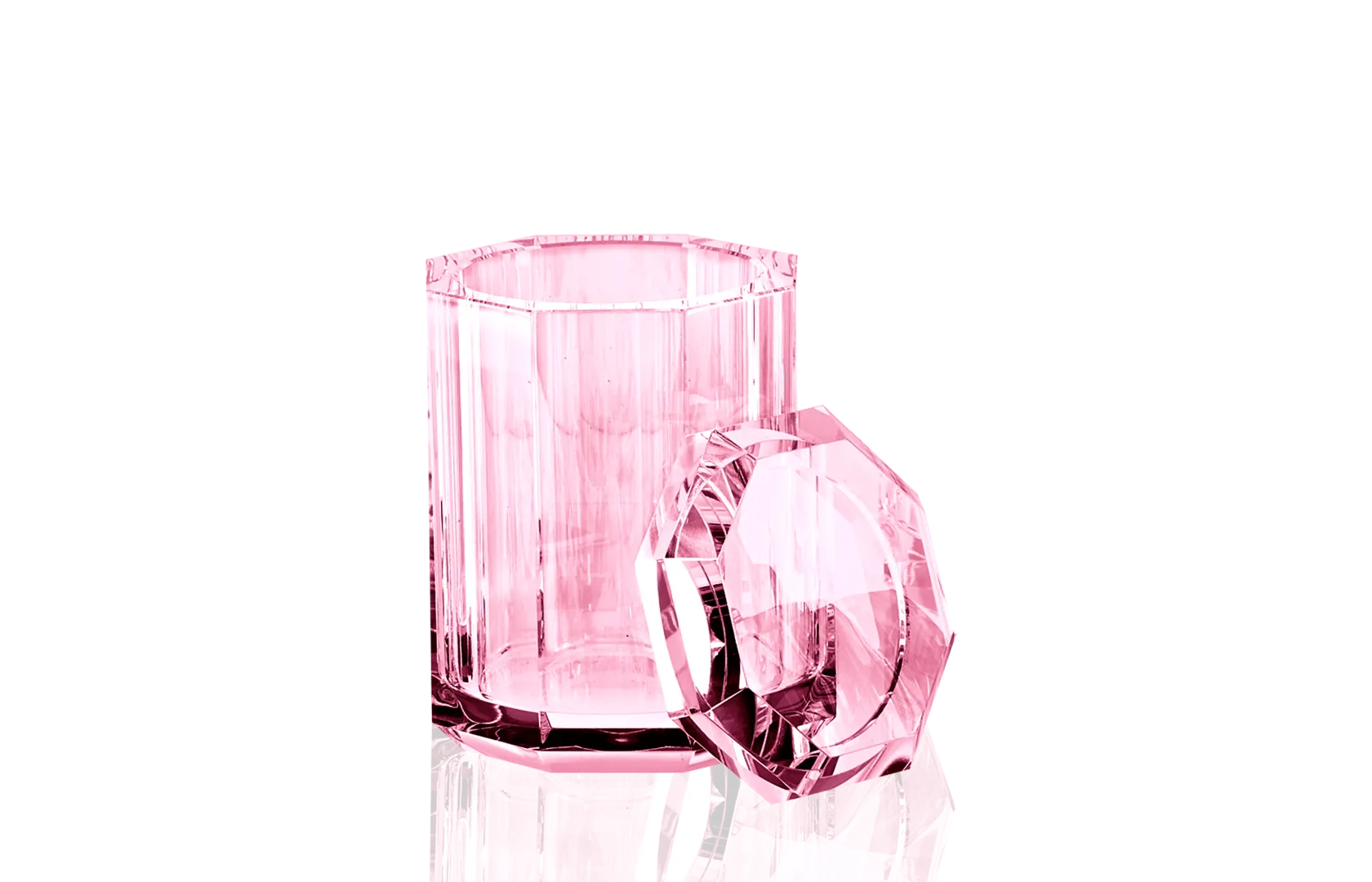 Crystal Multi-Purpose Container with Lid Available in 2 Styles