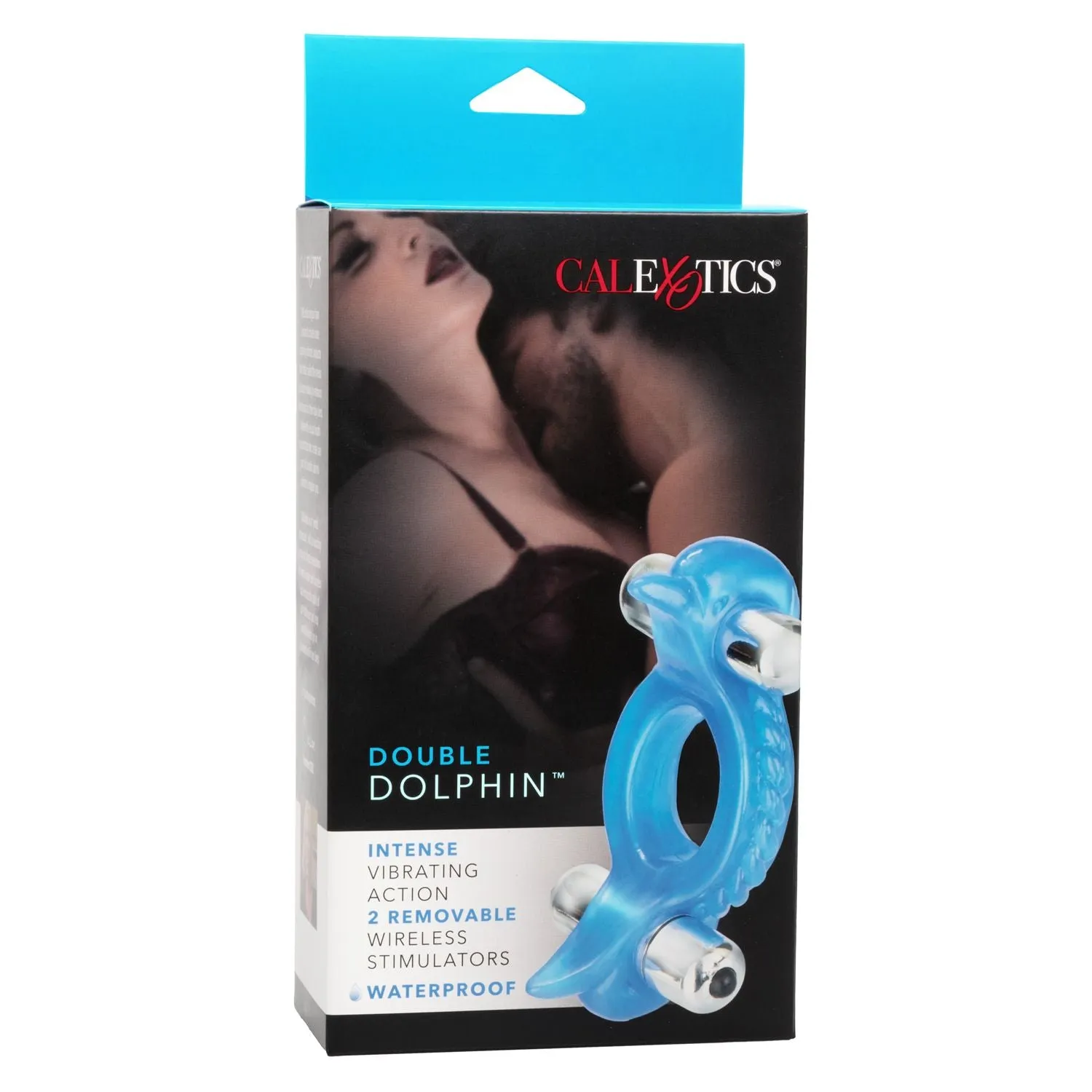 Double Dolphin Vibrating Cock Ring With Clitoral Stimulation