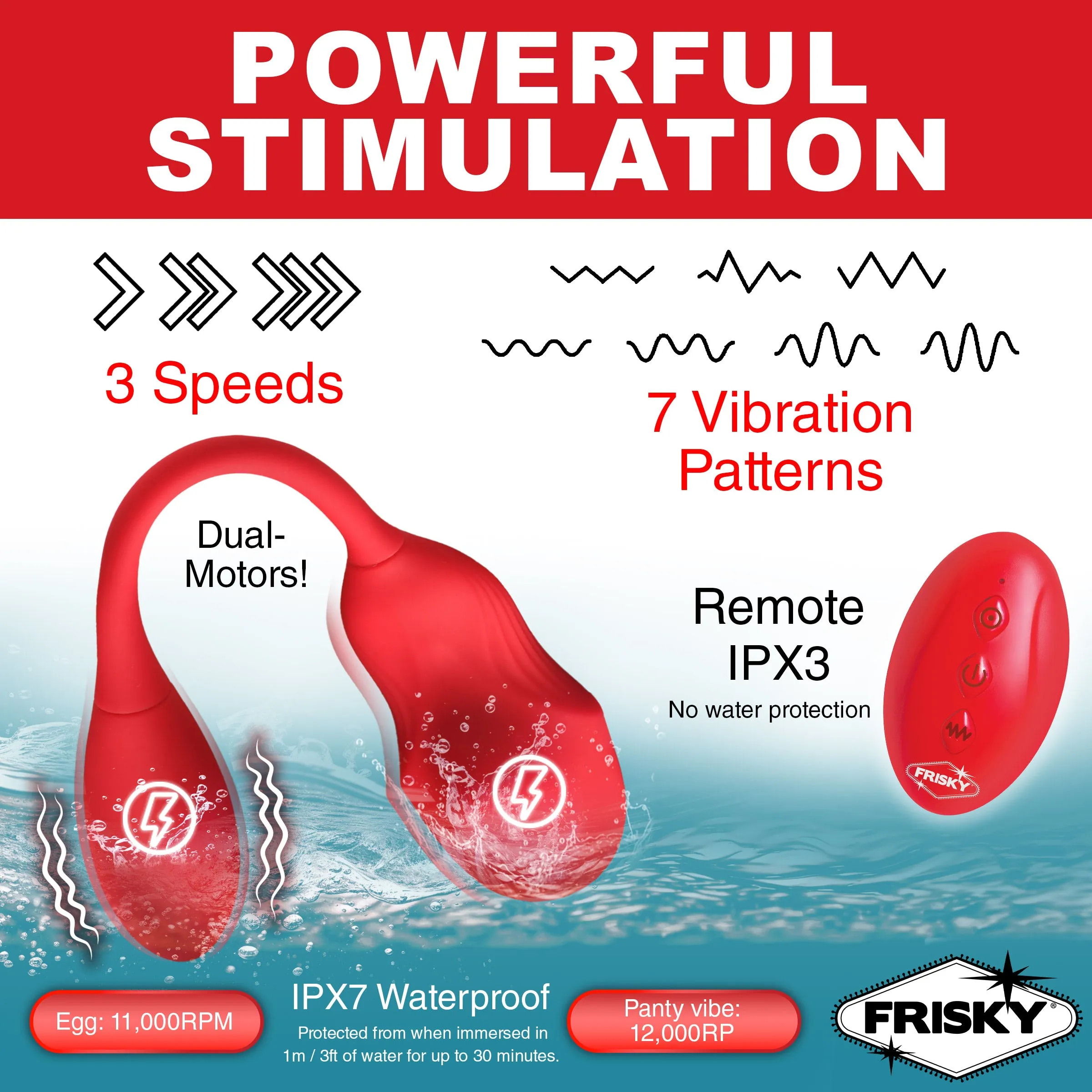 Double Love Connection Panty Vibe w/ Remote