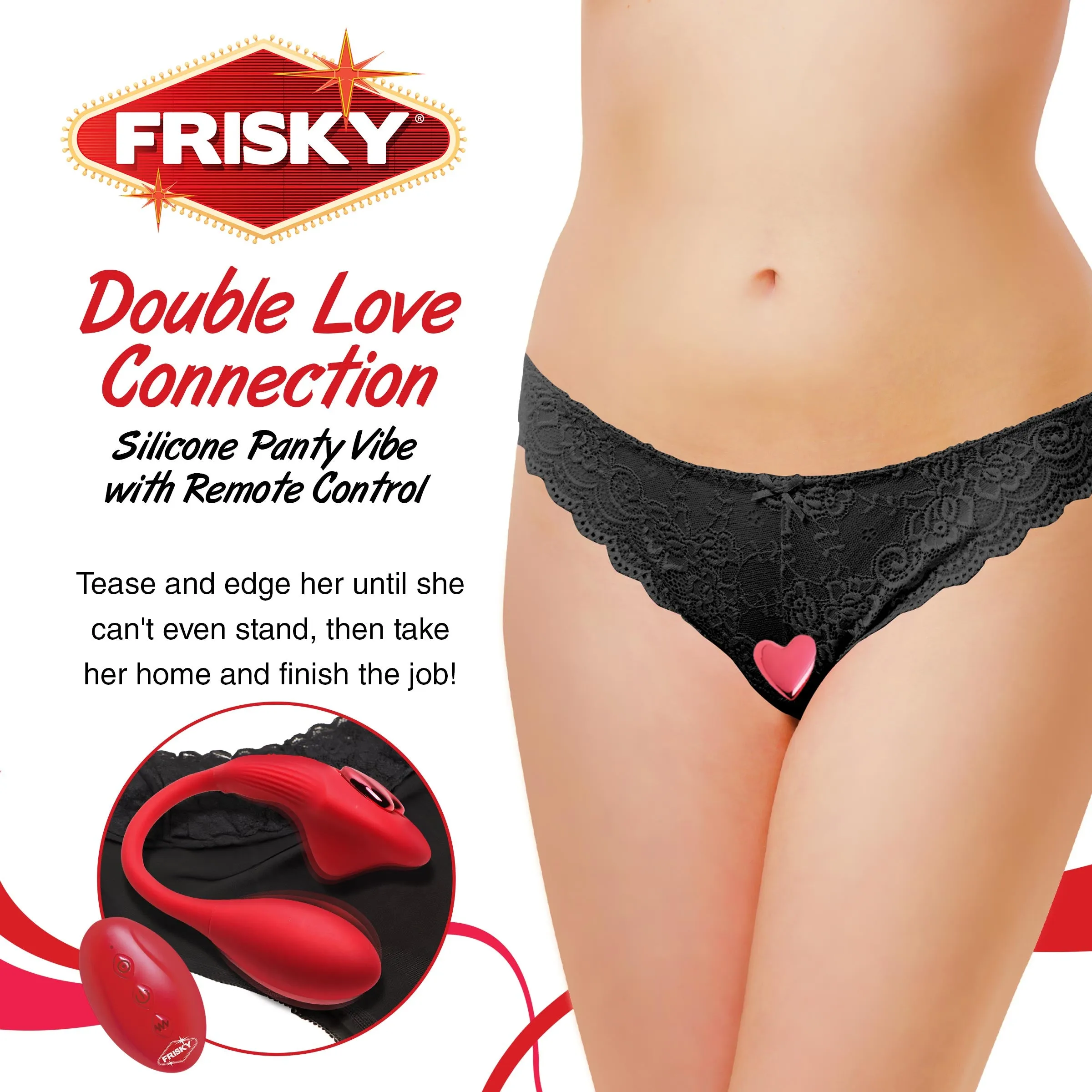 Double Love Connection Panty Vibe w/ Remote