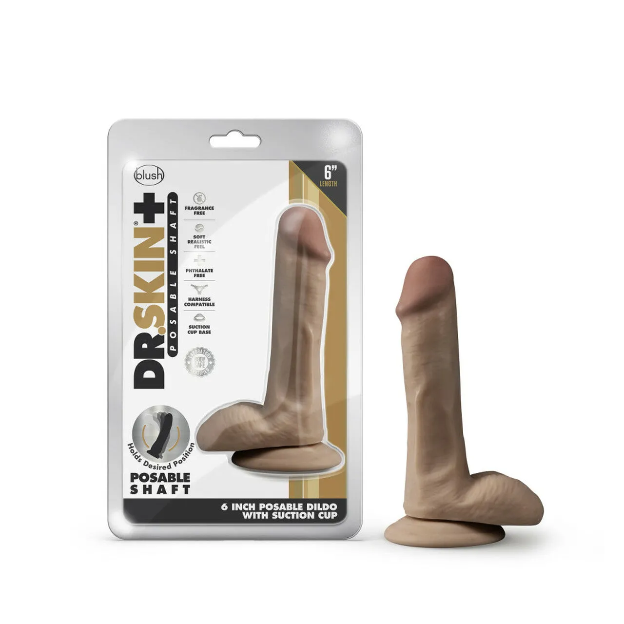 Dr. Skin Plus 6 inches Poseable Dildo