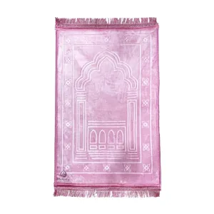 Extremely Soft Prayer Mat Janamaz Pink